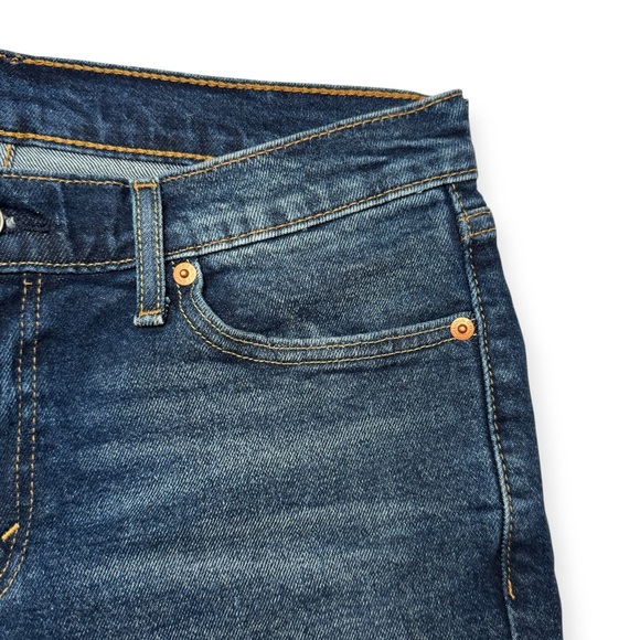 Levi's 511 Men’s Size 30 Jean Shorts Blue Denim Slim Fit Cut-off Jorts EUC - Picture 3 of 9